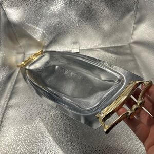 Vanity Tray Goldtone Kromex 17”x6”x1” bread and roll serving tray art deco